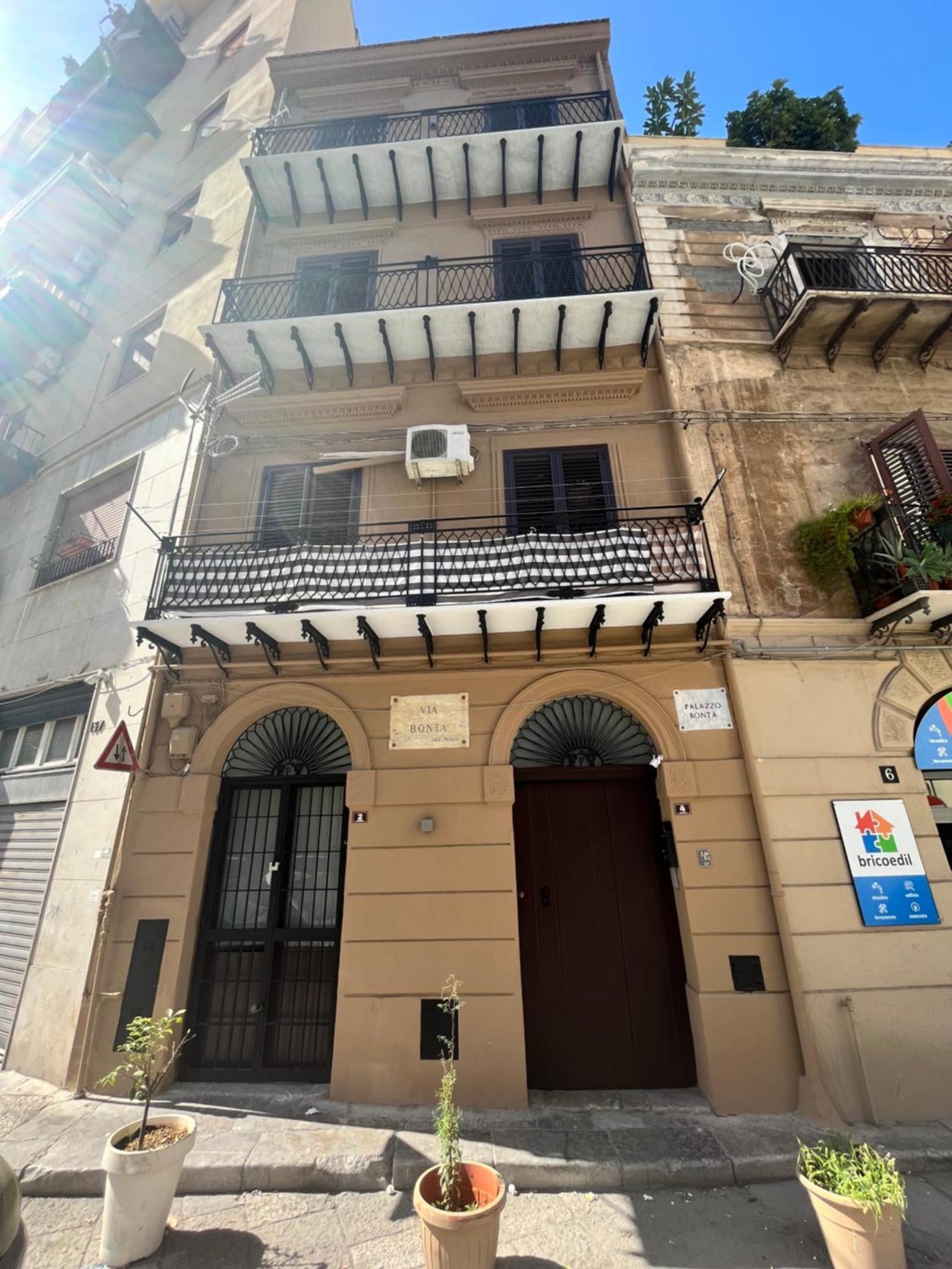 Palazzo Bonta Appartamenti 巴勒莫 外观 照片